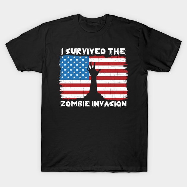 Zombie Invasion T-Shirt by RadStar